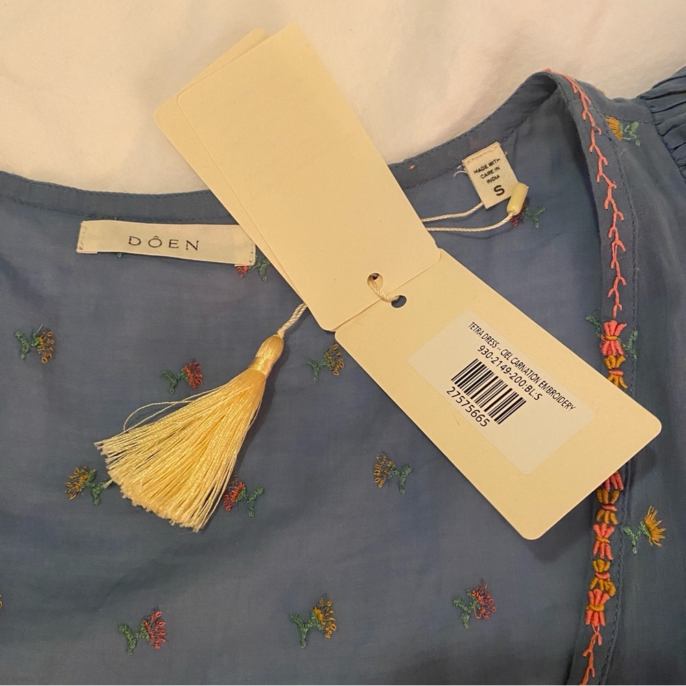 NWT Doen Tetra Dress, Sz Small - Picture 8 of 13